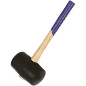 Ideal SIEGER Gummihammer 65 mm mit Stiel