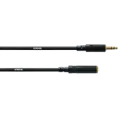 Cordial CFS 3 WY Stereoklinkenkabel 3 m Schwarz
