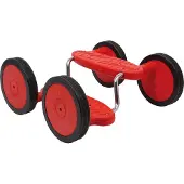 Small Foot Pedal-Roller „Rotini“ bunt