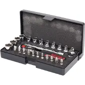 Ks Tools 1/4" CHROMEplus Steckschlüssel-Satz, 26-tlg - 918.0626