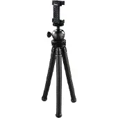 Hama Stativ FlexPro für Smartphone, GoPro und Fotokameras, 27 cm schwarz