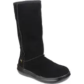 Rocket dog - Damen Lange Stiefel "Sugardaddy", Leder FS6937 (38 EU) (Schwarz)