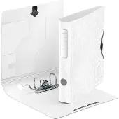 Leitz Ordner Active WOW, DIN A4, Rückenbreite 65 mm, weiß