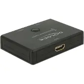 DeLOCK 18749, HDMI, Kunststoff, Schwarz, 3840 x 2160 Pixel, 62 mm, 82 mm