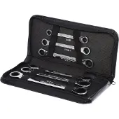 Ks Tools GEARplus Doppel-Ratschenringschlüssel-Satz, 6-tlg Lederetui - 503.4557