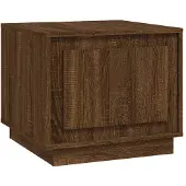 vidaXL Couchtisch Braun Eichen-Optik 51x50x44 cm Holzwerkstoff