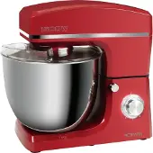 Bomann Knetmaschine KM 6036 CB rot, 10 Liter Edelstahlschüssel, 6,5 kg