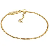 KUZZOI Armkette "Armband Herren Basic Panzerkette Fein 925 Silber" Gr. 190, gold, Armbänder, Herren, Silber 925 (Sterlingsilber), Armkette