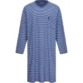 Ammann Pyjama "Nachthemd 1/1 Arm Men / Nightwear", Herren, Gr. 54, blau (polo), Obermaterial: 100% Baumwolle CO., Homewear-Sets Pyjama