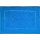 Dyckhoff Badematte "Kristall" Gr. 20, blau, H:2mm, Baumwolle, Badematten, Badematte, 2er Set Hotelmatte