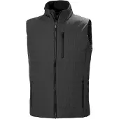 Helly Hansen für Herren. 30377 Isolierende Weste Crew Insulator grau (XXL), Schwarz, Lässig, Polyester