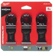 Milwaukee SUA10041 Multitool-Klingen, Holz, 5 Stück, 48906114