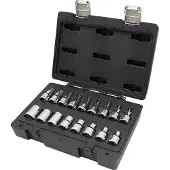 Beta Torx FTX Steckschlüsselsatz 1/2 Zoll 17 Teile Kunststoffkoffer