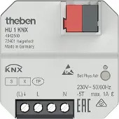 Theben 4942540 KNX 1-fach Heizungsaktor UP, KNX Data Secure HU 1 KNX