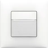 Theben 2069650 KNX-Bewegungsmelder Wandmontage UP, Erfassungsbereich 14 x 17 m, 1 x Licht, 1 x HKL theMura S180 KNX UP WH