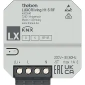 Theben 4800641 LUXORliving 1-fach Funk-Heizungsaktor UP LUXORliving H1 S RF