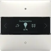 Theben 4969238 KNX-Raumcontroller, integrierter Temperaturregler, KNX Data Secure iON 108 KNX