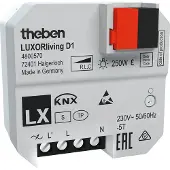 Theben 4800570 LUXORliving UP-Dimmaktor, 1 Kanal LUXORliving D1