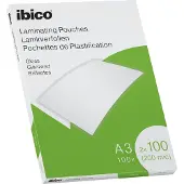 Ibico Gloss A3 100 Mic Laminierhüllen 100 Einheiten