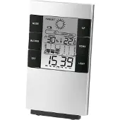Hama Wetterstation "LCD-Thermo-/Hygrometer "TH-200", silber (silberfarben), Wetterstationen, Wetterstation