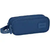 Safta Basic Schul-Etui Doppel-Etui dunkelblau