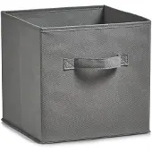 Zeller Aufbewahrungsbox, faltbar, grau, 26 x 26 x 26 cm, 14603