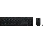Lenovo 4X31K03975, Volle Größe (100%), Kabellos, RF Wireless + Bluetooth, Scherenschalter, Grau, Maus enthalten