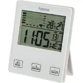 Hama Wetterstation "Thermo-/Hygrometer "TH-10", mit Schimmelalarm Thermometer", weiß, Wetterstationen, Wetterstation