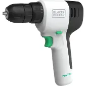 Black & Decker REVDD12C-QW, Handbohrmaschine, Ohne Schlüssel, Weiß, 1 cm, 2,5 cm, 1 cm