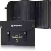Bresser Solar-Ladegerät 120W faltbar mit USB-C QC3.0 DC-Ausgang für Outdoor Camping Reise