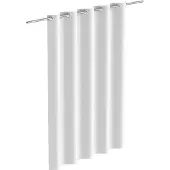 Eisl Duschvorhang "Mosaik WHITE", weiß, B:180cm H:200cm, Polyester, Duschvorhänge, Duschvorhang, waschbarer Antischimmel Vorhang mit wasserdichter Beschichtung