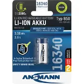 Ansmann 1300-0017, Wiederaufladbarer Akku, Lithium-Ion (Li-Ion), 3,6 V, 1 Stück(e), 850 mAh, 3,06 Wh