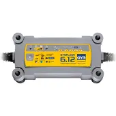 GYS Flash 6.12 - automatisches Ladegerät und Erhaltungsladegerät - Batterien 12V von 1.2 bis 125 Ah