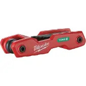 Milwaukee Klapp-Torxschlüssel-Set TX9, TX10, TX15, TX20, TX25, TX27, TX30, TX40 Klappschlüssel-Set TX