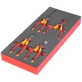 Milwaukee VDE Pliers Set Foam Insert - 4 pcs