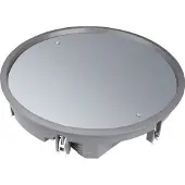 Hager VDR12127011 Verschlussdeckel R12 rund 306mm für 12mm Bodenbelag aus Polyamid eisengrau