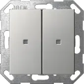 Gira 5173600 Taster Wippe 2f OneKNX System 55 Edelstahl