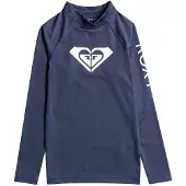 Roxy Whole Hearted Uv Long Sleeve T-shirt Blau 14 Years