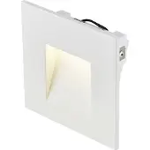 SLV LED-Wandeinbauleuchte Mobala, weiß, Aluminium, 3.000 K