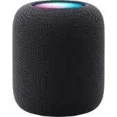 Apple HomePod, Siri, Zylinder, Schwarz, Stoff, Home app and HomeKit, Intercom transcriptions, Siri, Touch Accommodations, VoiceOver, Multi