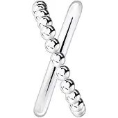 Thomas Sabo Ohrklemme "Ohrklemme Kugeln doppel", silber (silberfarben), Ohrringe, Damen, Silber 925 (recycelt), Ohrklemme