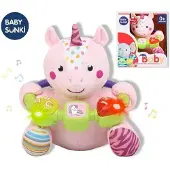 Reig Musicales Musikalisches Einhorn Mit Lichtern Und Aktivitäten Teddy 20 Cm