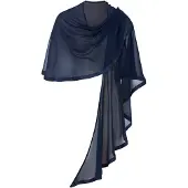 Bonprix Schal "Poncho-Schal" leicht durchscheinend, lässiger Überwurf, Poncho-Schal, Stola
