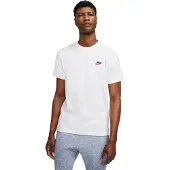 Nike Herren T-Shirt Sportswear AR4997-100 L - Wht/Blck/Uni Red - L
