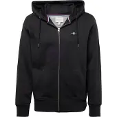 Gant Sweatjacke Sweat Zip Herren Black-XXXXXL