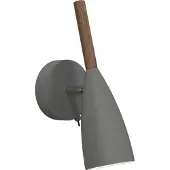 DFTP Wandleuchte Pure mit Schalter, grau