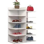 VCM Schuhregal Schuhschrank Schuhkommode Enosa VCM Weiß
