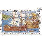Djeco Observation Puzzle Pirat 100 Teile