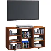 Ebuy24 Fetino TV Tisch 8 Ablagen Nussbaum Nachbildung.