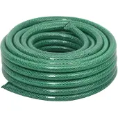 vidaXL Gartenschlauch mit Kupplung-Set Grün 0,75" 10 m PVC